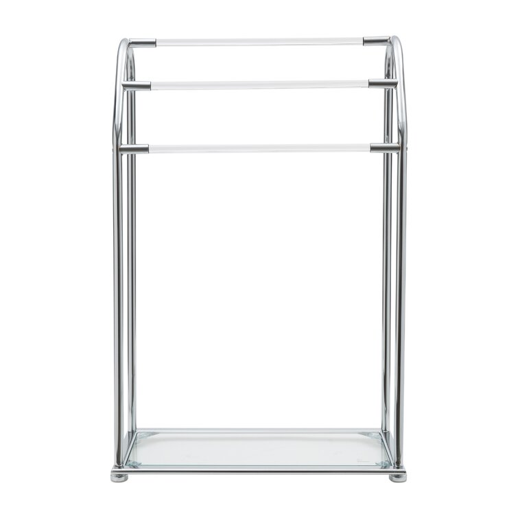 Free standing metal towel rack new arrivals